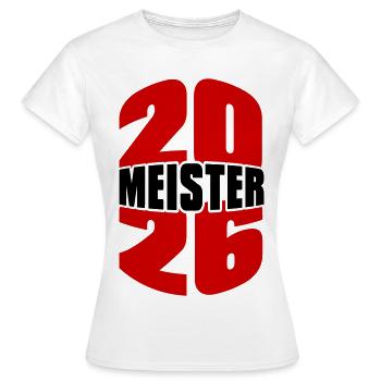 Kampioen 2026 Kampioenschap - Vrouwen T-shirt - wit - Voor - AI Model Female 172 dark (172cm)