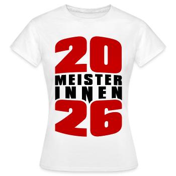 Champion 2026 Champion - Women's T-Shirt - white - Front - AI Model Female 172 dark (172cm)