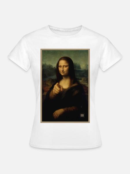 Mona Lisa hat dich gewählt - Frauen T-Shirt - Weiß