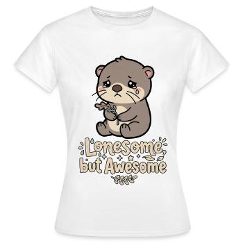 Solitaire mais génial - T-shirt Femme - blanc - Devant - AI Model Female 172 dark (172cm)