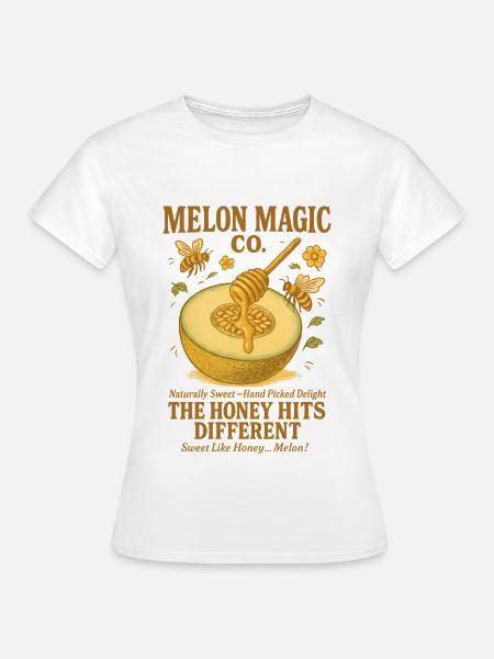 Wassermelone Retro Sommer - Frauen T-Shirt - Weiß