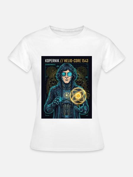 Cyber Kopernikus 1543 - Frauen T-Shirt - Weiß