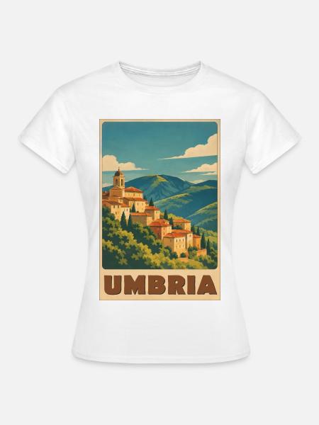 Umbrien - Frauen T-Shirt - Weiß
