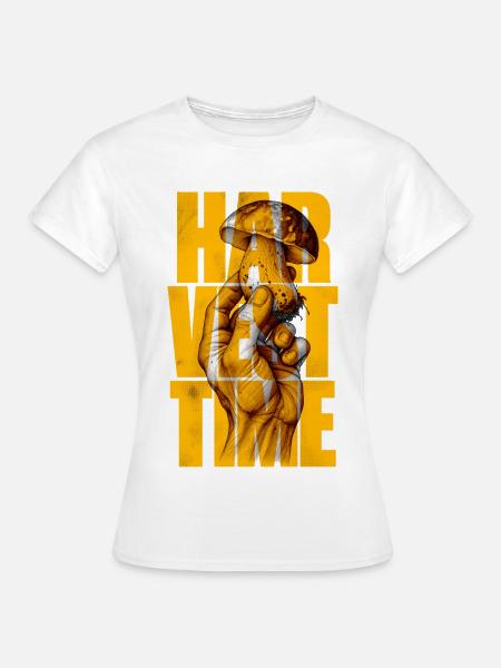 Erntezeit Porcini Tee - Frauen T-Shirt - Weiß