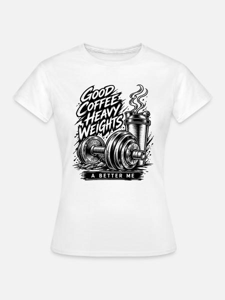 Kaffeeschwergewichte - Frauen T-Shirt - Weiß