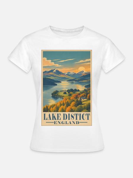 Lake District England - Frauen T-Shirt - Weiß