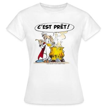 Asterix & Obelix - Miraculix potion magique potion - T-shirt Femme - blanc - Devant - AI Model Female 172 dark (172cm)