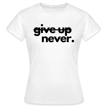 Design Entwurf, Motivation - Frauen T-Shirt - Weiß - Vorne - AI Model Female 172 dark (172cm)