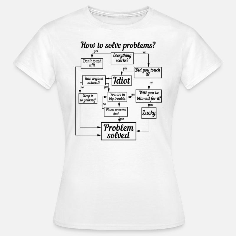 DIY problem solver - Women's T-Shirt - white