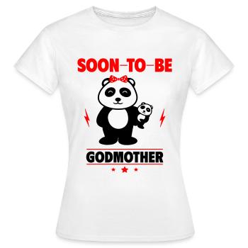 Bientôt marraine – Le meilleur moment arrive ! - T-shirt Femme - blanc - Devant - AI Model Female 172 dark (172cm)