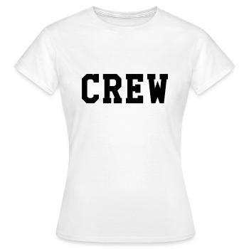 équipage - T-shirt Femme - blanc - Devant - AI Model Female 172 dark (172cm)
