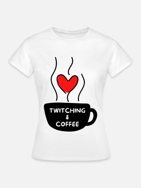 Zucken & Kaffee. - Frauen T-Shirt - Weiß