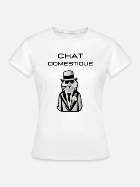 Hauskatze - Frauen T-Shirt - Weiß