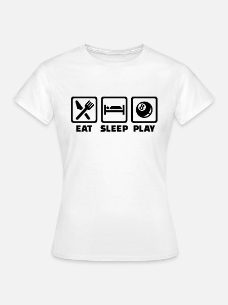 Billard - Frauen T-Shirt - Weiß