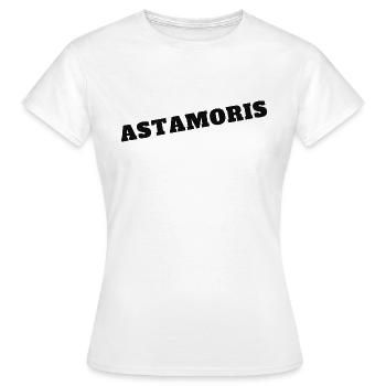 Astamoris.Gents dialect Chemises - T-shirt Femme - blanc - Devant - AI Model Female 172 dark (172cm)