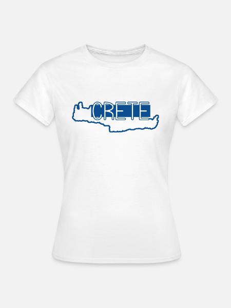 Kreta - Frauen T-Shirt - Weiß