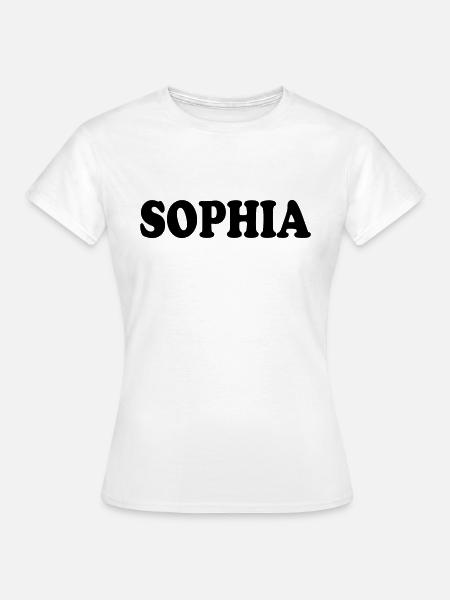 Sophia - Frauen T-Shirt - Weiß