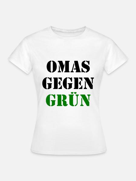 Omas gegen grün - Frauen T-Shirt - Weiß
