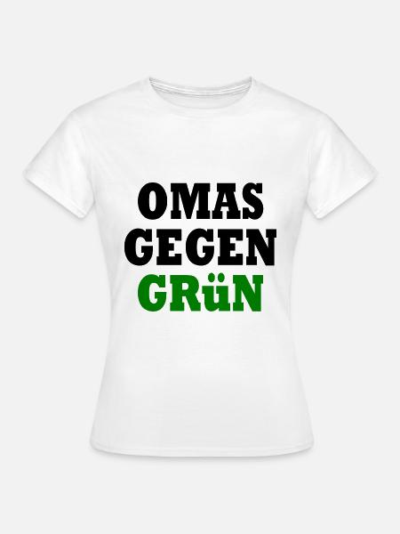 Omas gegen grün - Frauen T-Shirt - Weiß