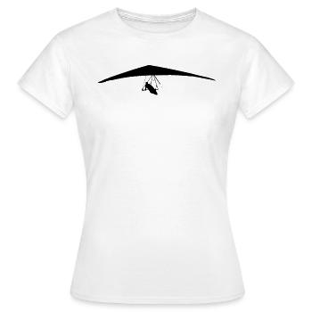 Drachenfliegen Drachenflieger Hängegleiter - Frauen T-Shirt - Weiß - Vorne - AI Model Female 172 dark (172cm)