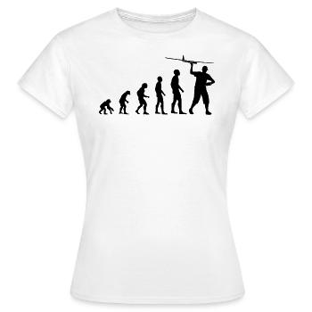 Model Airplane Model Maker Airplane Funny Gift - Women's T-Shirt - white - Front - AI Model Female 172 dark (172cm)
