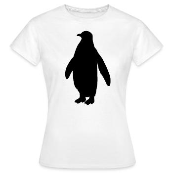 Penguin Seabird Oiseau de mer Oiseau de mer Cadeau - T-shirt Femme - blanc - Devant - AI Model Female 172 dark (172cm)