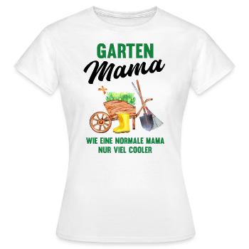 Garten Mama Lustiger Spruch Geschenk Damen - Frauen T-Shirt - Weiß - Vorne - AI Model Female 172 dark (172cm)
