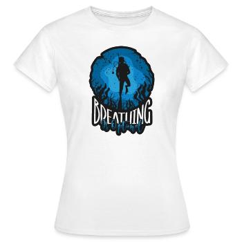 Schwimmer Präsent Wassersport Schwimmen Tauchen - Frauen T-Shirt - Weiß - Vorne - AI Model Female 172 dark (172cm)