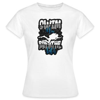 Schwimmer Präsent Wassersport Schwimmen Tauchen - Frauen T-Shirt - Weiß - Vorne - AI Model Female 172 dark (172cm)