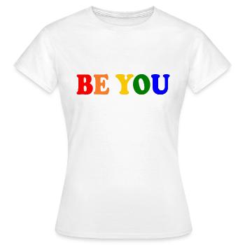 Be you - Frauen T-Shirt - Weiß - Vorne - AI Model Female 172 dark (172cm)