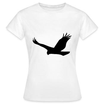 Oiseau Oiseau Oiseau Oiseaux - T-shirt Femme - blanc - Devant - AI Model Female 172 dark (172cm)