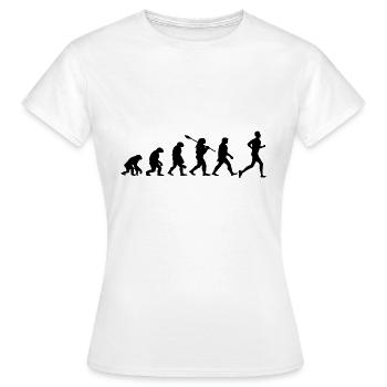 Entwicklung des Marathons - Frauen T-Shirt - Weiß - Vorne - AI Model Female 172 dark (172cm)