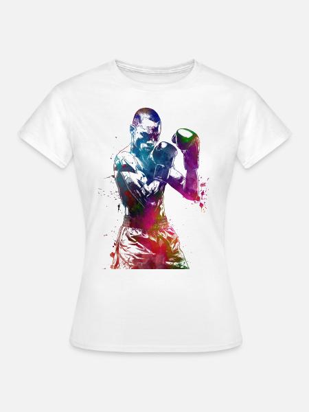 Boxsport #boxing - Frauen T-Shirt - Weiß