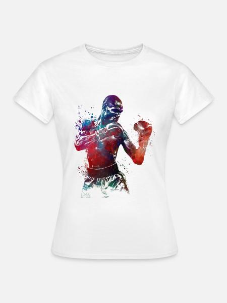 Boxsport #boxing - Frauen T-Shirt - Weiß