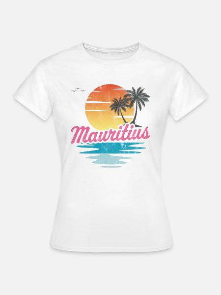 Mauritius - Frauen T-Shirt - Weiß