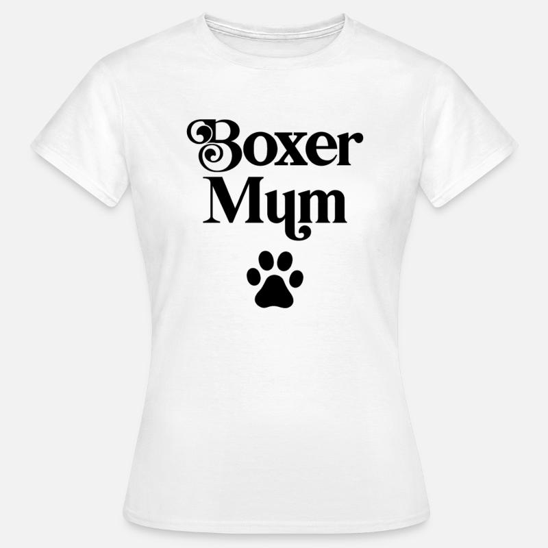 Boxer Mum - Women's T-Shirt - white