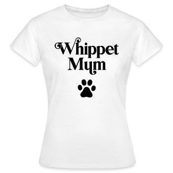 Whippet Mum - Women's T-Shirt - white - Front - AI Model Female 172 dark (172cm)