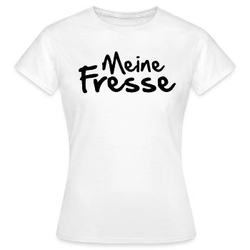 Meine Fresse - Frauen T-Shirt - Weiß - Vorne - AI Model Female 172 dark (172cm)