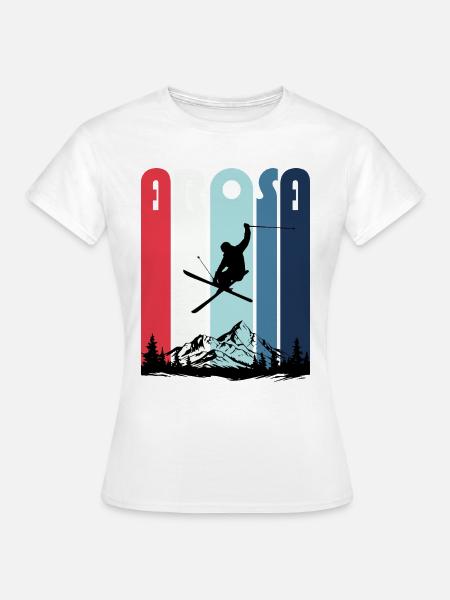 ArosaRetro - Frauen T-Shirt - Weiß