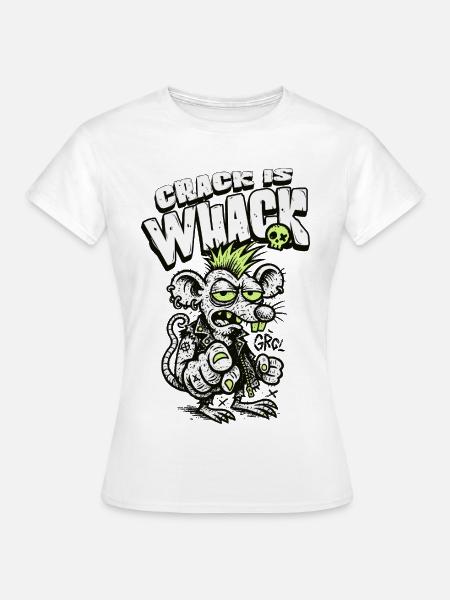 CRACK IS WHACK - Frauen T-Shirt - Weiß