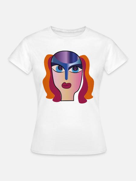 Die Schönheit der Frauen  - Frauen T-Shirt - Weiß