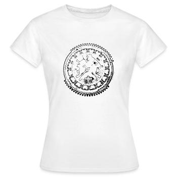 Berlin Gulli-Silhouette - Frauen T-Shirt - Weiß - Vorne - AI Model Female 172 dark (172cm)