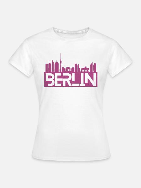 Berlin CIty - Frauen T-Shirt - Weiß