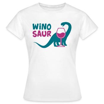 Dino - Women's T-Shirt - white - Front - AI Model Female 172 dark (172cm)