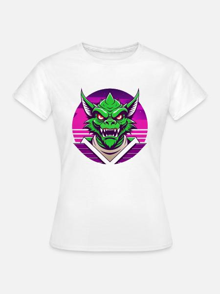 Skurriles Biest - Frauen T-Shirt - Weiß