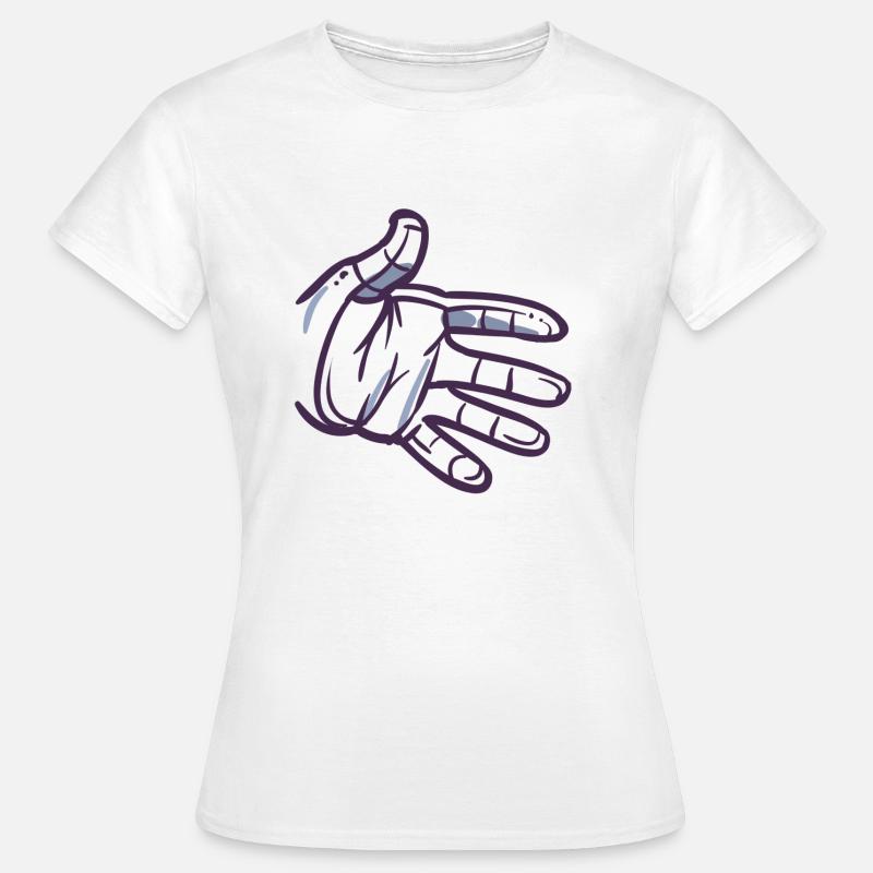 astronauts hand - Women's T-Shirt - white