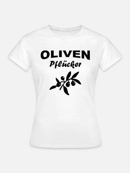 Olivenpflücker Oliven - Frauen T-Shirt - Weiß