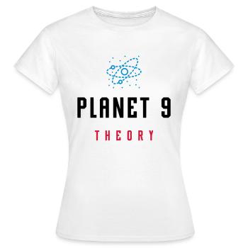 PLANET 9 THEORY / PLANET X - T-shirt Femme - blanc - Devant - AI Model Female 172 dark (172cm)
