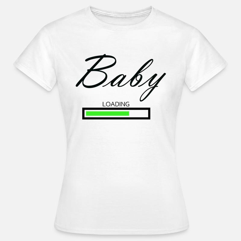 Baby is loading ... - Women's T-Shirt - white