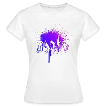 Damen Tennisspieler Tennisspielen Tennis spielen - Frauen T-Shirt - Weiß - Vorne - AI Model Female 172 dark (172cm)